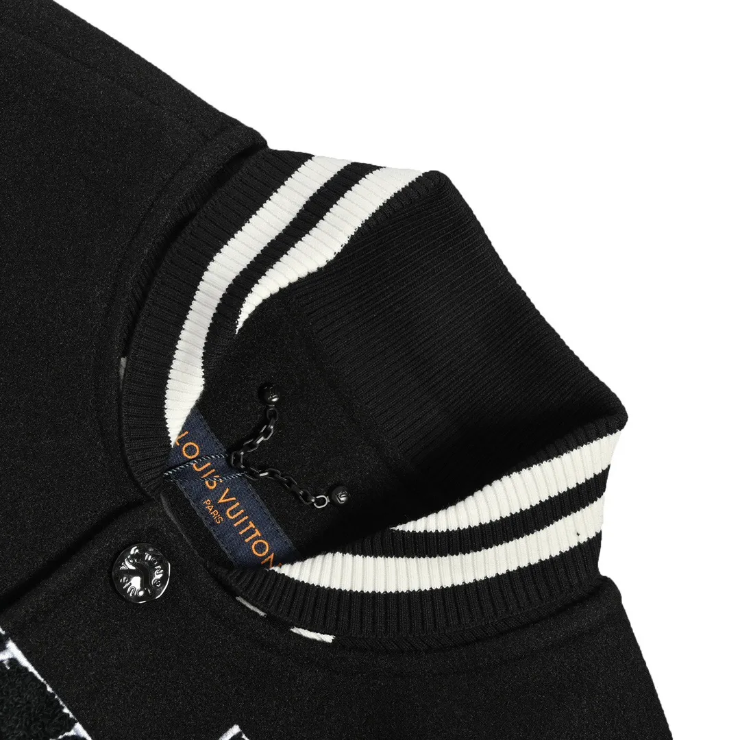 Louis Vuitton & NBA 21Fw joint baseball jacket